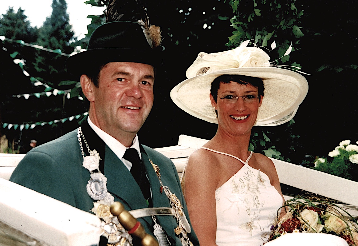 Das Königspaar 2001 - Walter Löhner und Elisabeth Sittinger