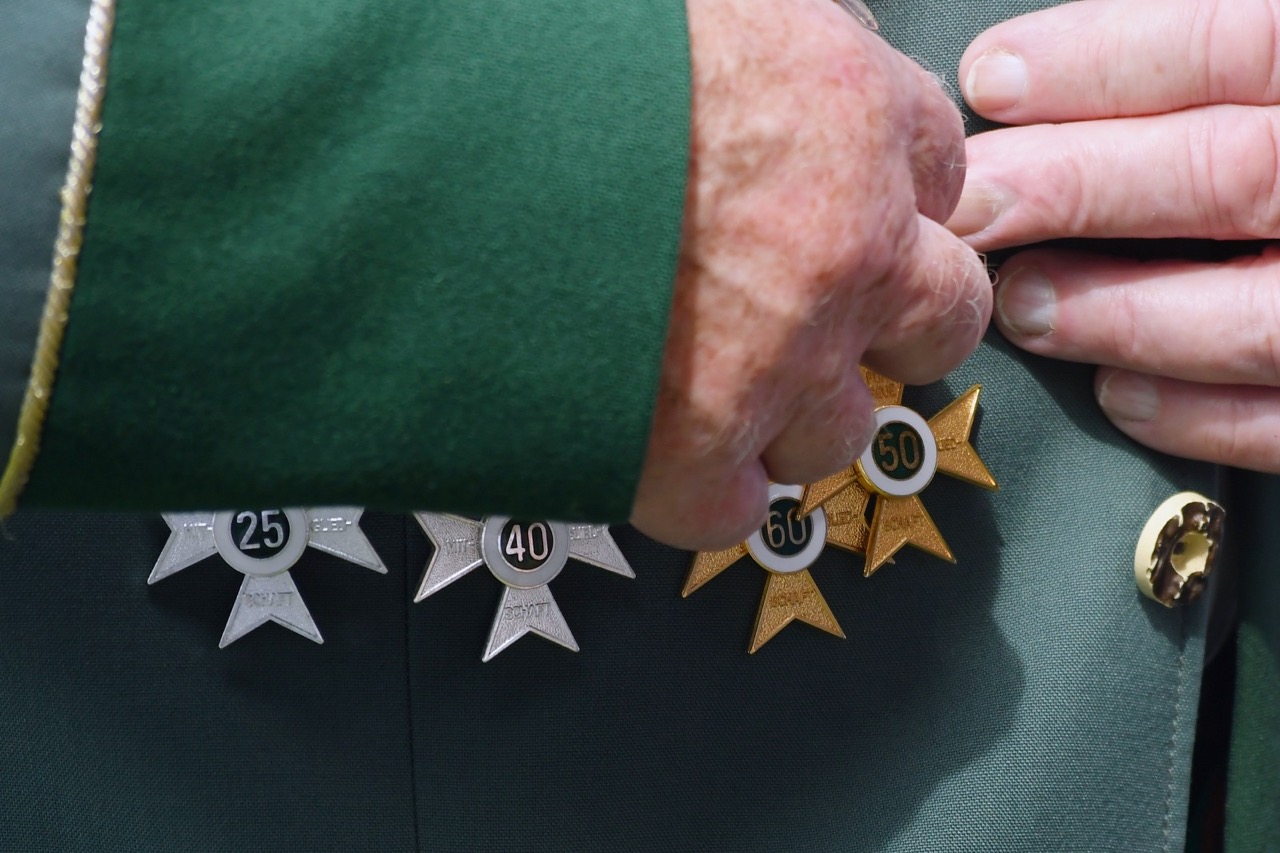 Uniform mit Orden